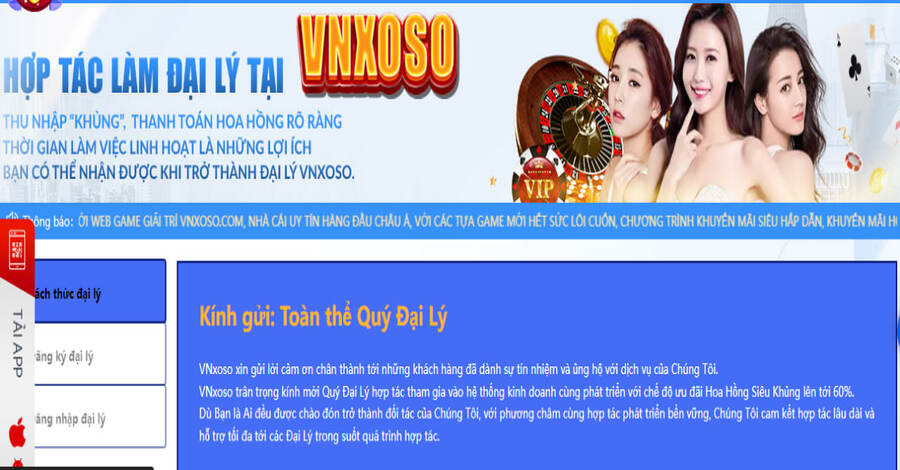 Giới thiệu đại lý VNXOSO